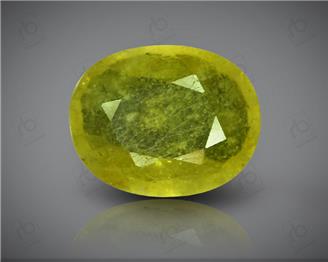 Natural Heated & Treated Yellow Sapphire Certified  3.69 carats -96537